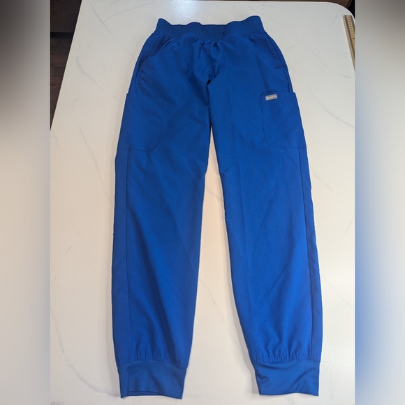 Maevn Scrub Joggers Women's XS Blue Stretch Nursing Work Pants 5092 Medical - Picture 2 of 10